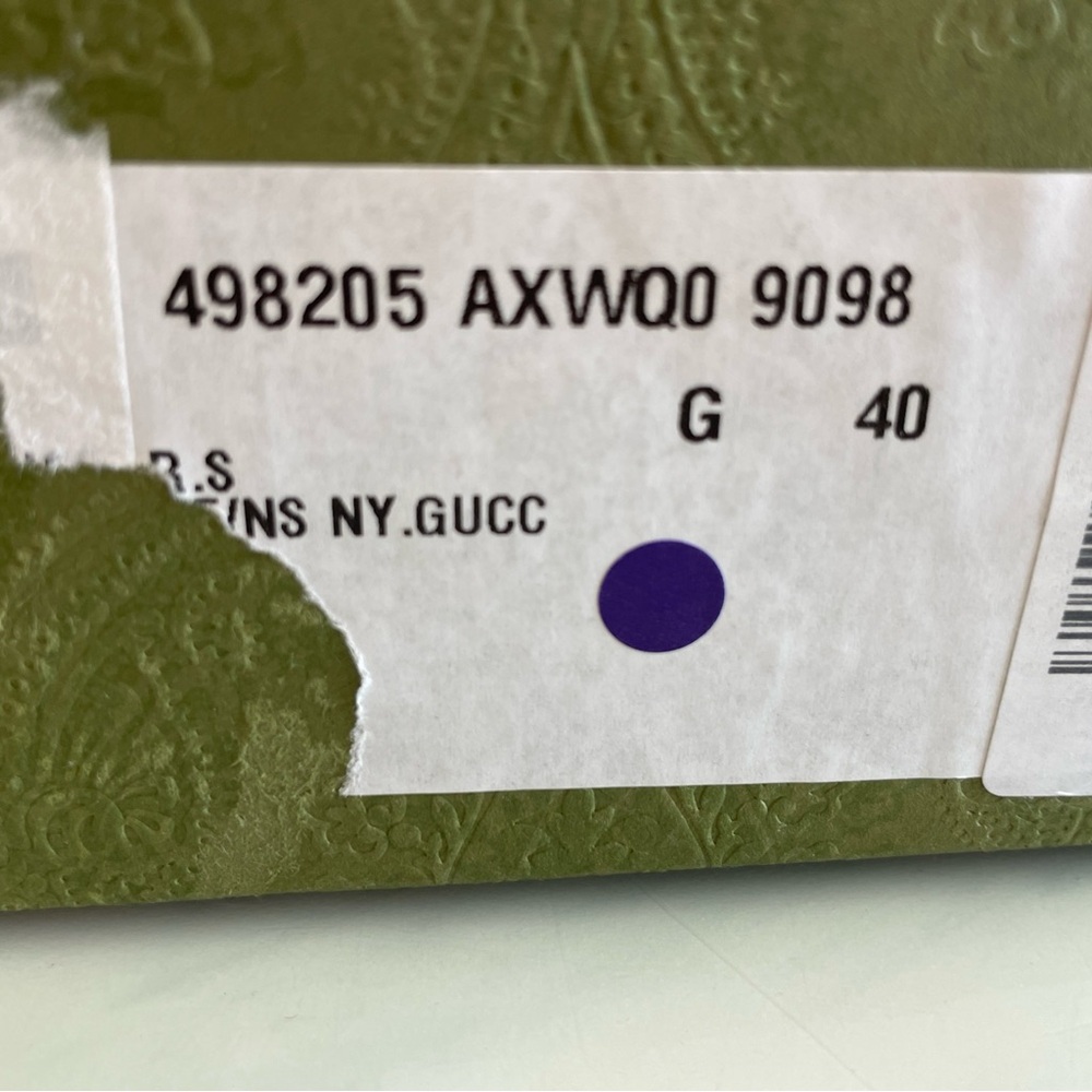👟⭐️New Gucci Ace White Sneakers with Stars ⭐️ and Bees 🐝. Size 40 IT. - Picture 11 of 16